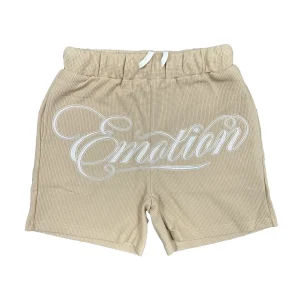 Mixed Emotion Shorts: Cream Signature | Shop Now