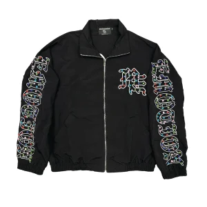 ME Rhinestone Nylon Jacket Mixed Emotions