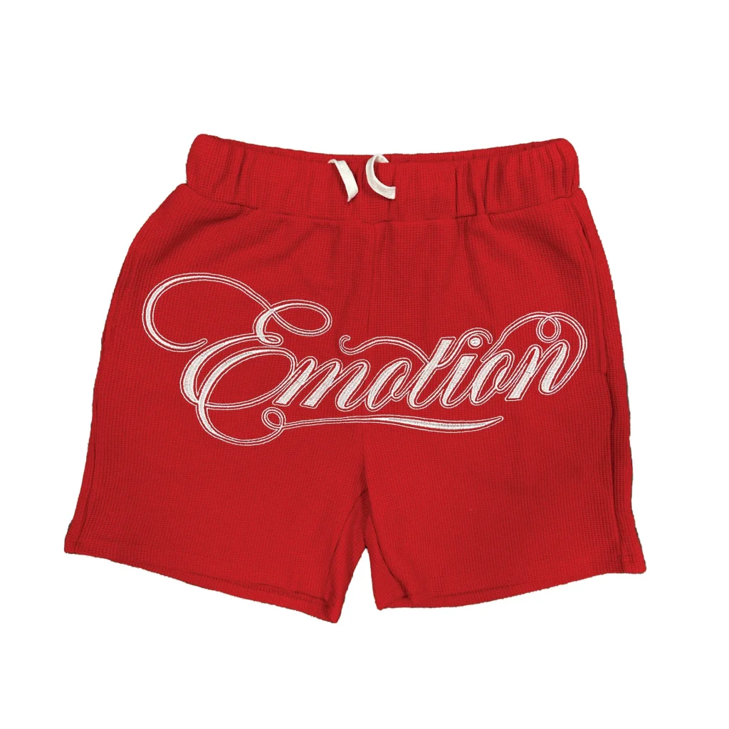 Mixed Emotion Shorts red signature streetwear
