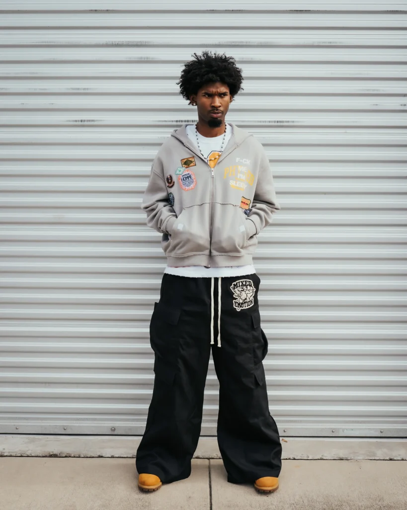 Mixed Emotion Baggy M.E. Cargos