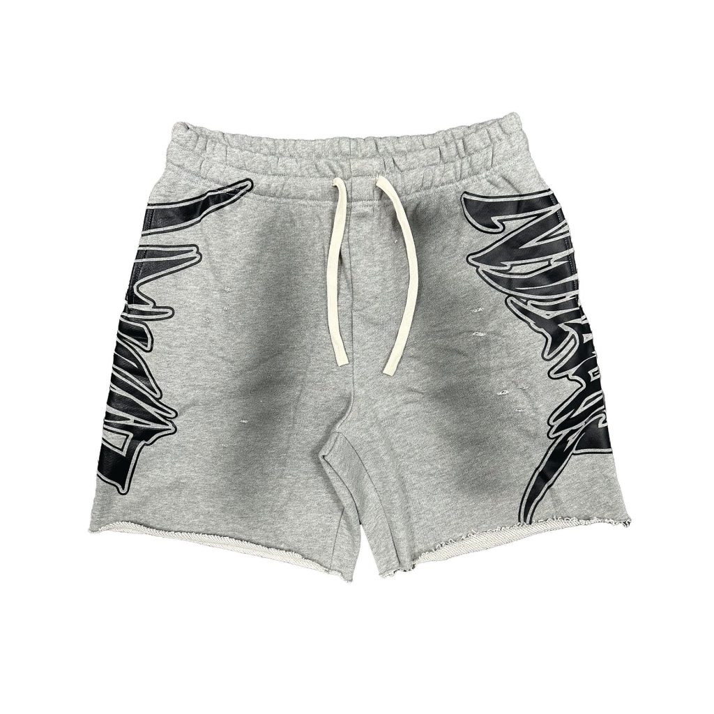Mixed Emotion Shorts grey faded wash streetwear