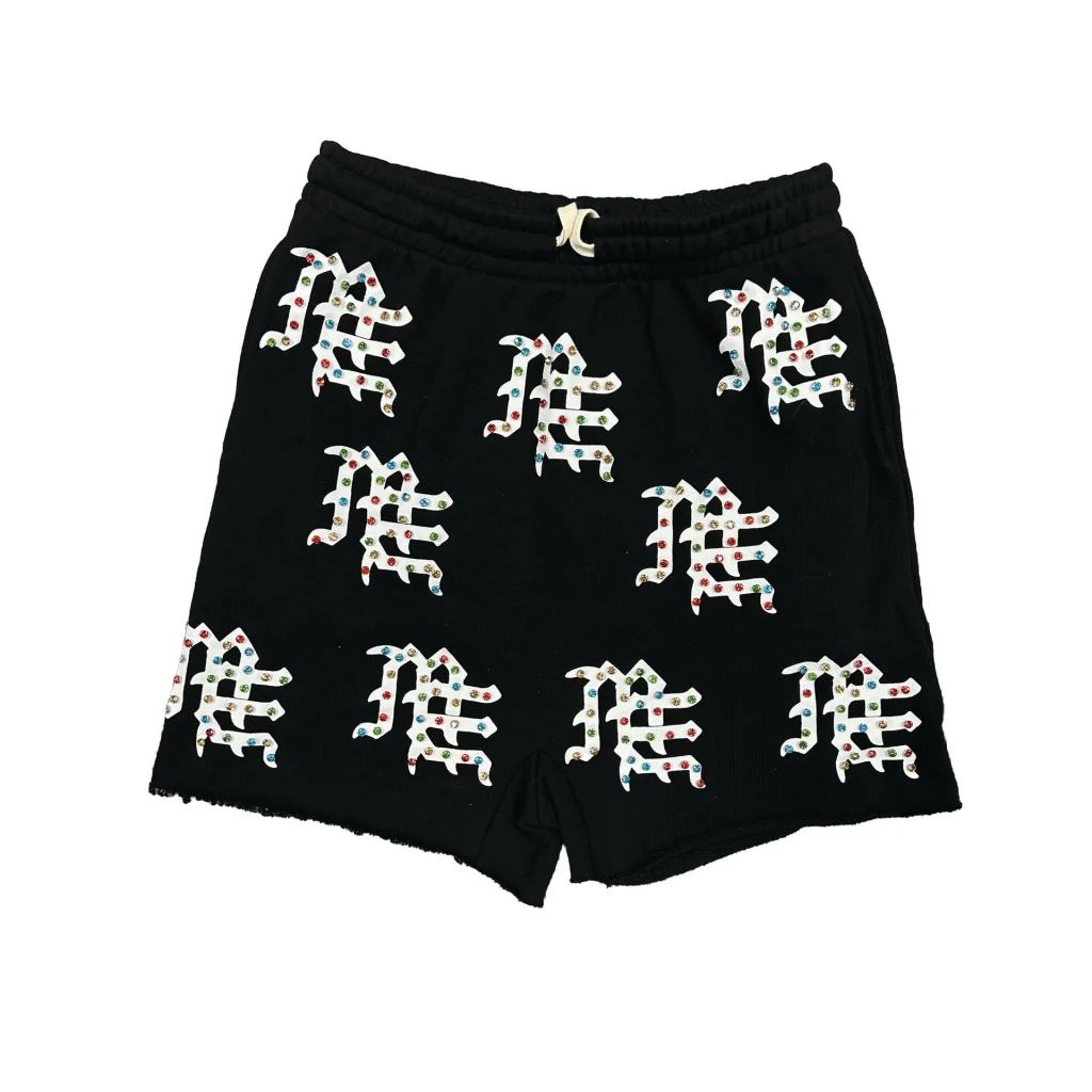 Mixed Emotion Shorts black ME logo streetwear