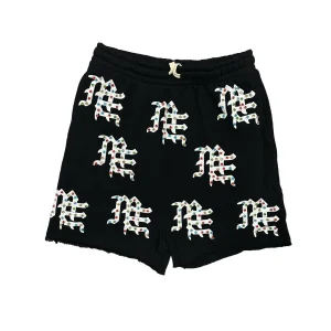 Mixed Emotion Shorts black ME logo streetwear