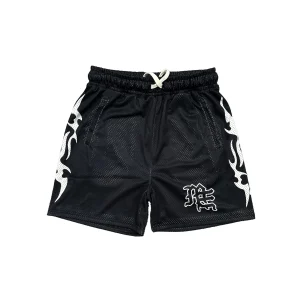 Mixed Emotion Shorts black lightning graphic streetwear