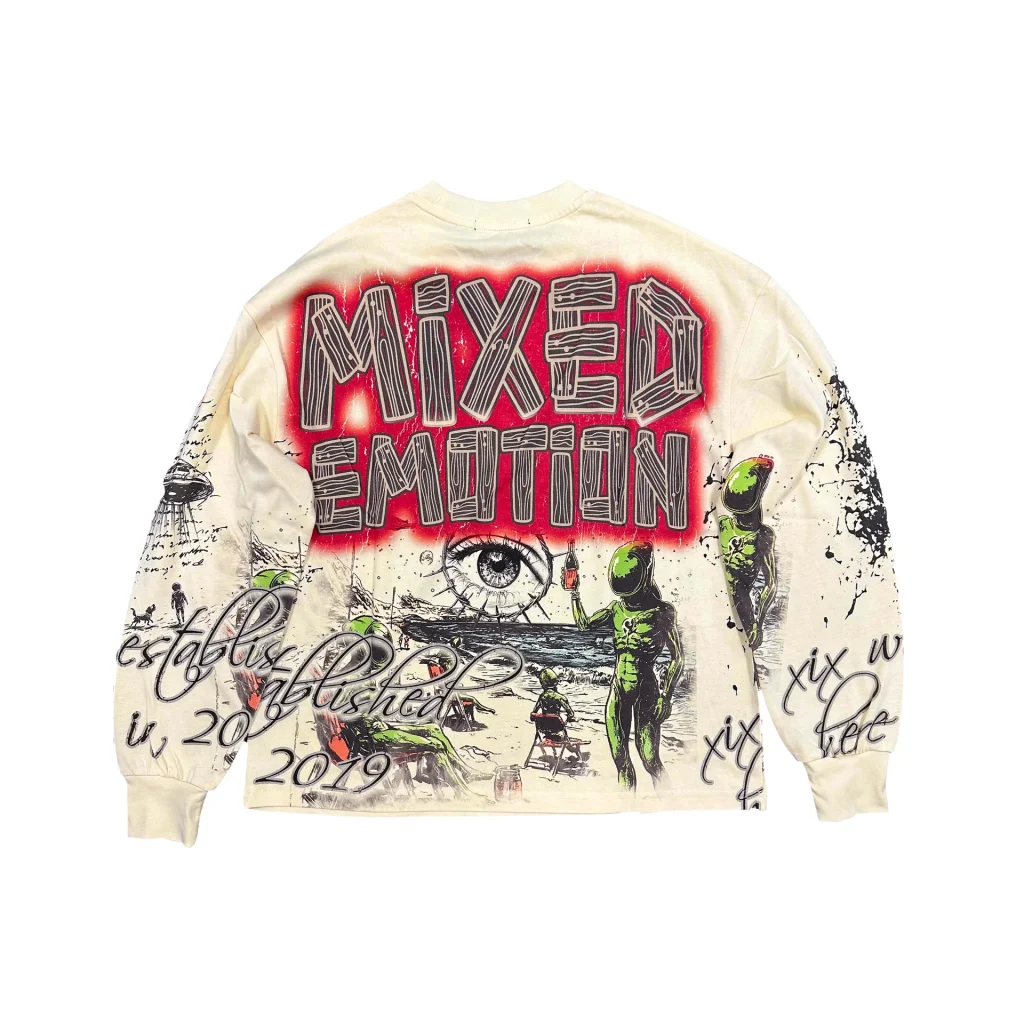 Mixed Emotion Cream Art Club Long Sleeve