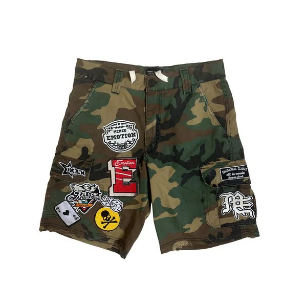 Mixed Emotion Ace Camo Shorts military print streetwear