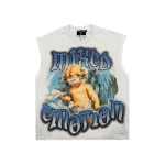 Mixed Emotion T Shirt white angel sleeveless