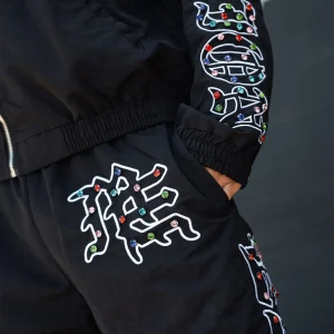 Mixed Emotion ME Rhinestone Nylon Pants