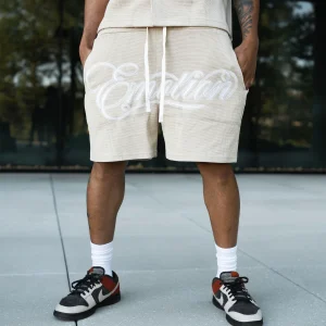 Mixed Emotion Cream Signature Shorts
