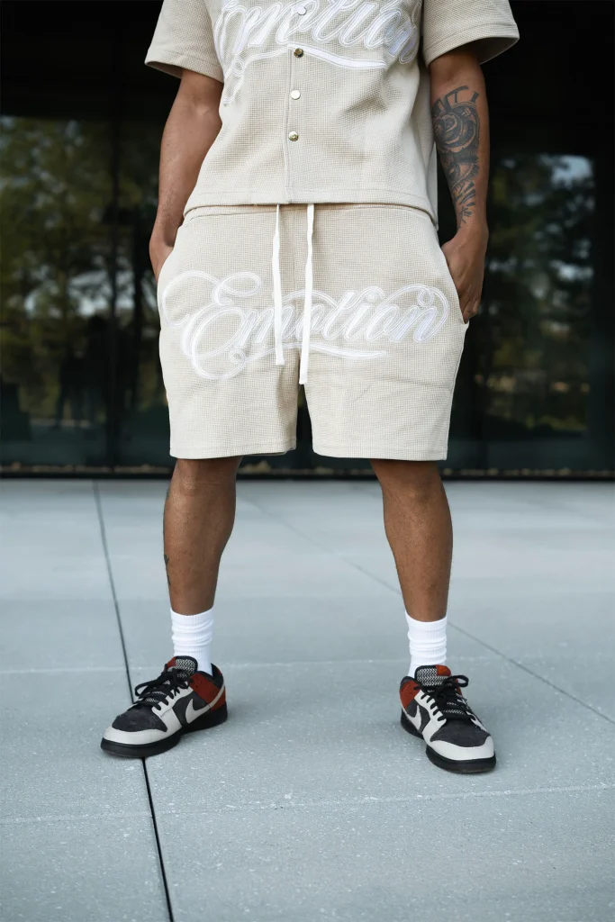 Mixed Emotion Cream Signature Shorts