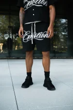 Mixed Emotion Black Signature Shorts