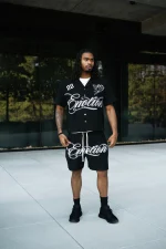 Mixed Emotion Black Signature Shorts