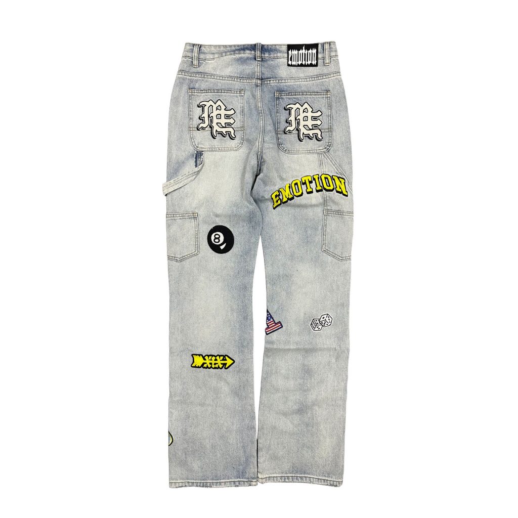 Mixed Emotion Worker Jeans Blue City NYC