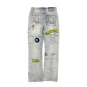 Mixed Emotion Worker Jeans Blue City NYC