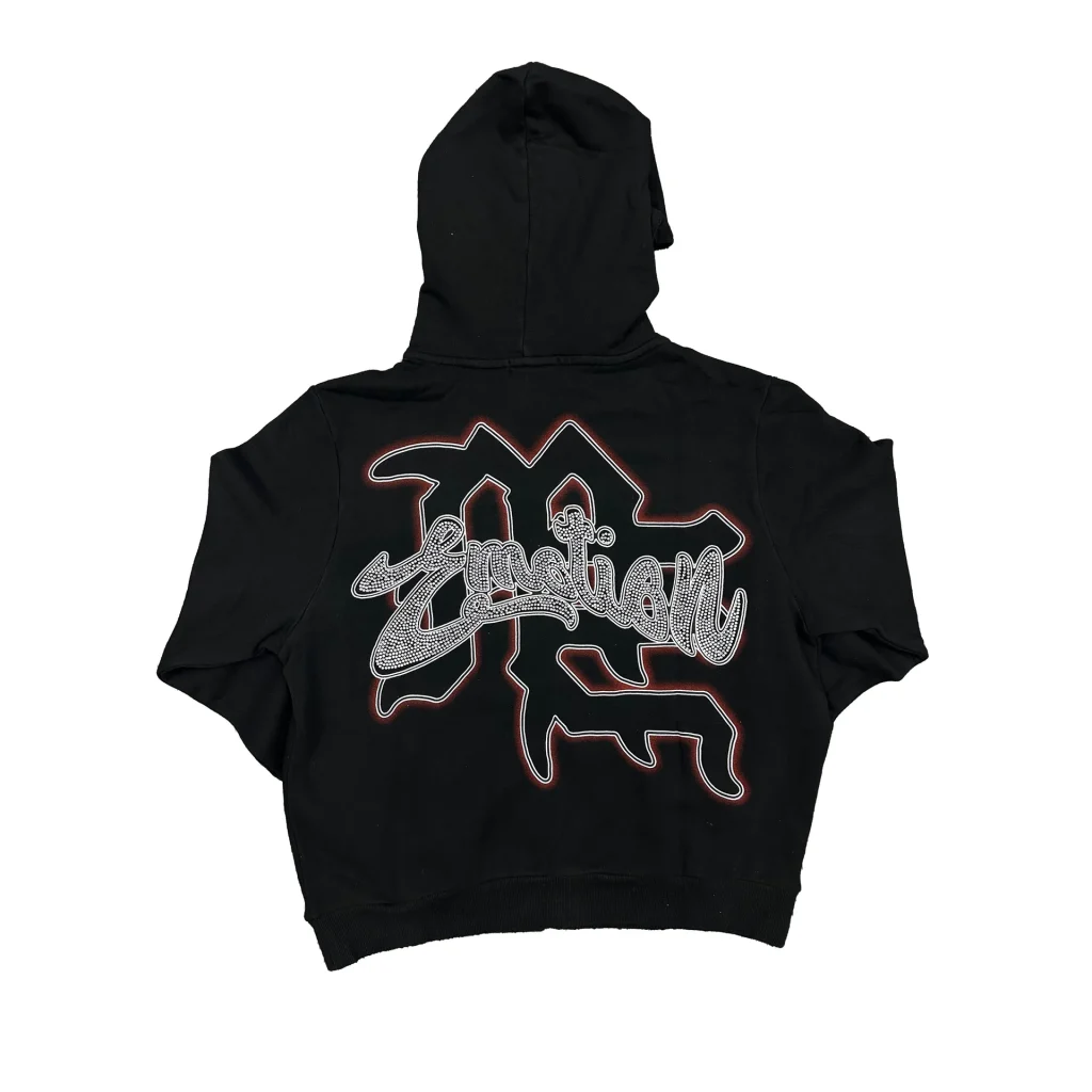 Mixed Emotion Black "Rhinestone" Hoodie