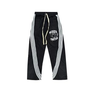 Mixed Emotion Black Triple Stripe Comfort Sweatpants