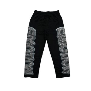 Mixed Emotion Black Midnight Rhinestone Sweatpants