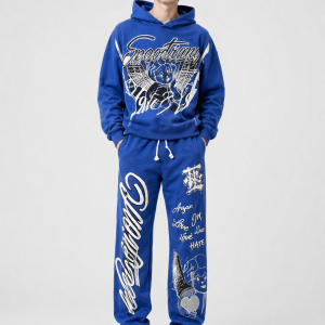 Mixed Emotion Tracksuit – Graffiti Blue Edition