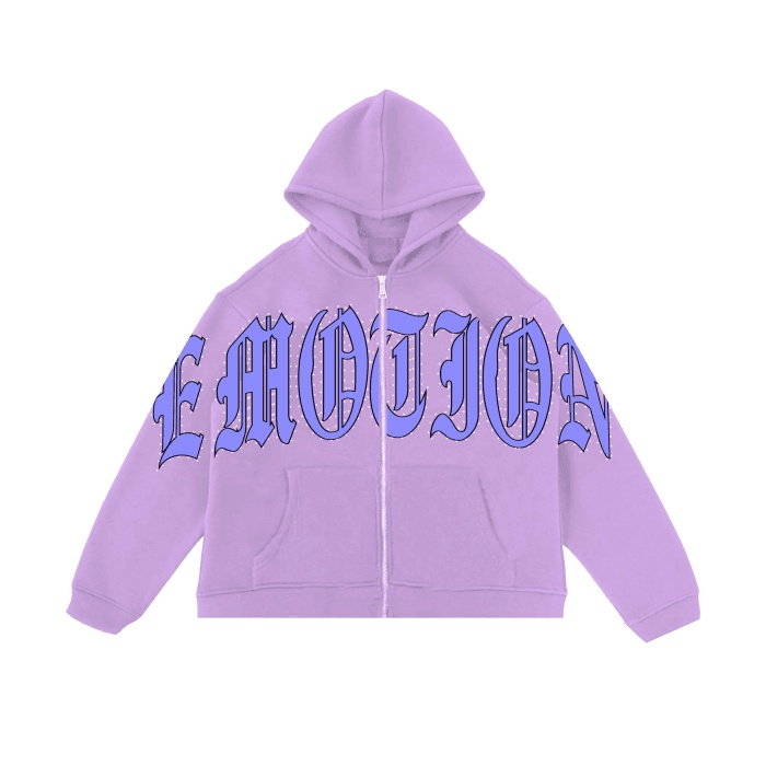 Mixed-Emotional-Logo-Signature-Purple-Hoodie Mixed Emotions Hoodie