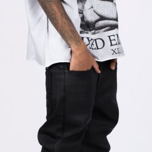 Mixed Emotion Blackout Wax Denim