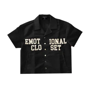 Mixed Emotion Black Backyard Nylon Shirt